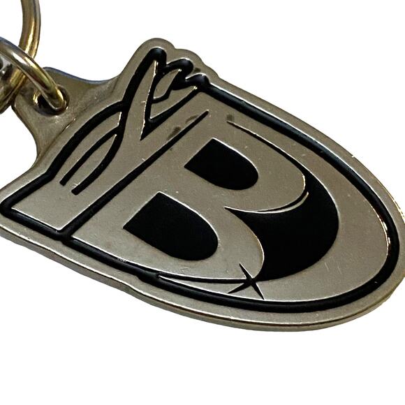 B Dupont Auto Keychain Metal Charm Double Sided Souvenir Collector Novelty - Picture 1 of 6